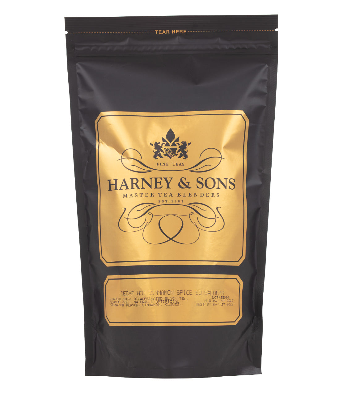 Decaf Hot Cinnamon Spice, Bag of 50 Sachets - Sachets Bag of 50 Sachets - Harneysd
