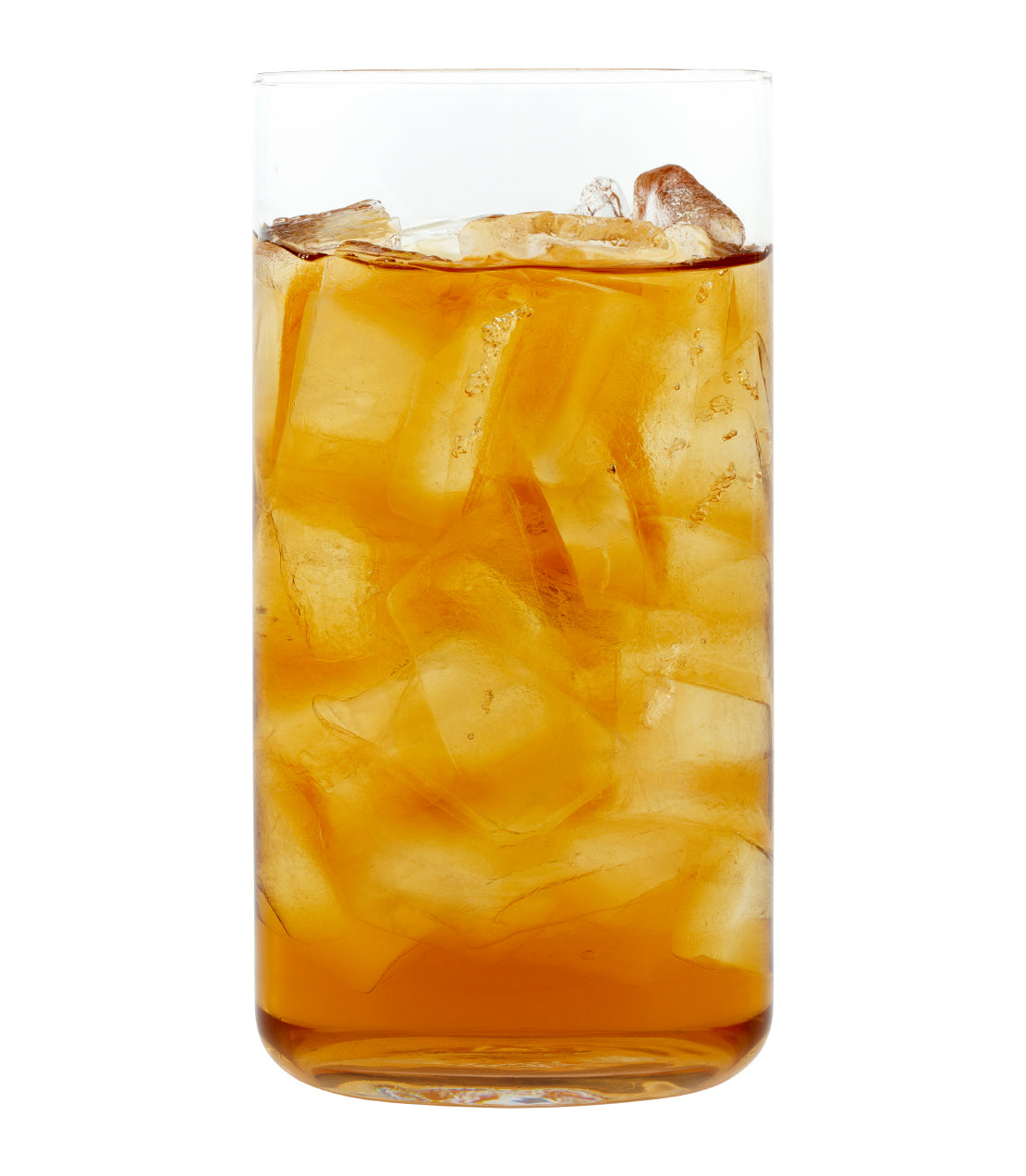 Harney & Sons Fine Teas- Soothing Vanilla- Fresh Brew Iced Tea- Glass of Soothing Vanilla Fresh Brew Iced Tea with ice cubes