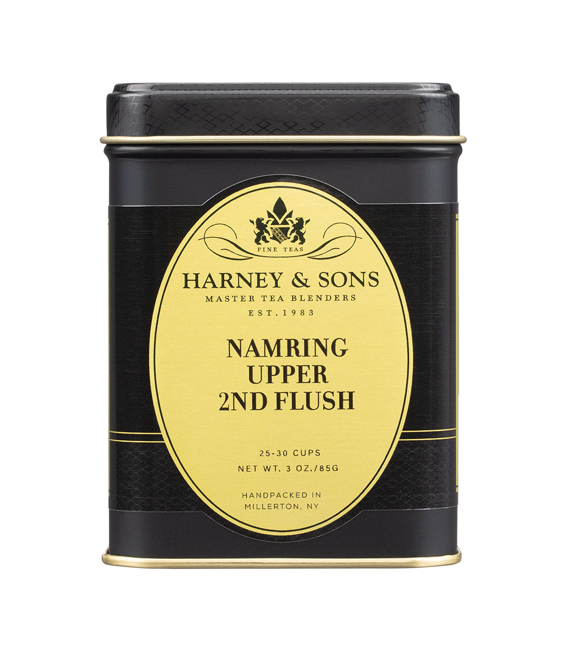 Namring Upper 2nd Flush Darjeeling - Loose leaf black and gold 3 oz. Tin - Harneysd