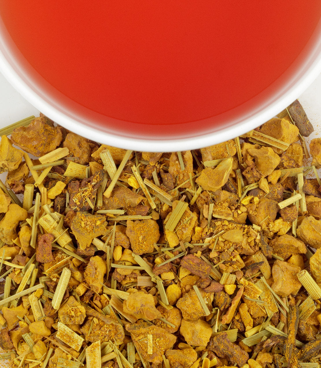 Harney & Sons Fine Teas- Organic Ginger Turmeric- Cup of Tea and Herbs
