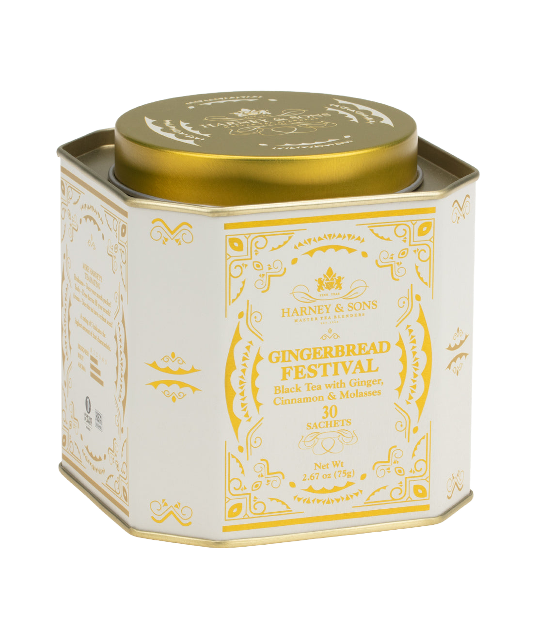 Gingerbread Festival Tin of 30 Sachets 