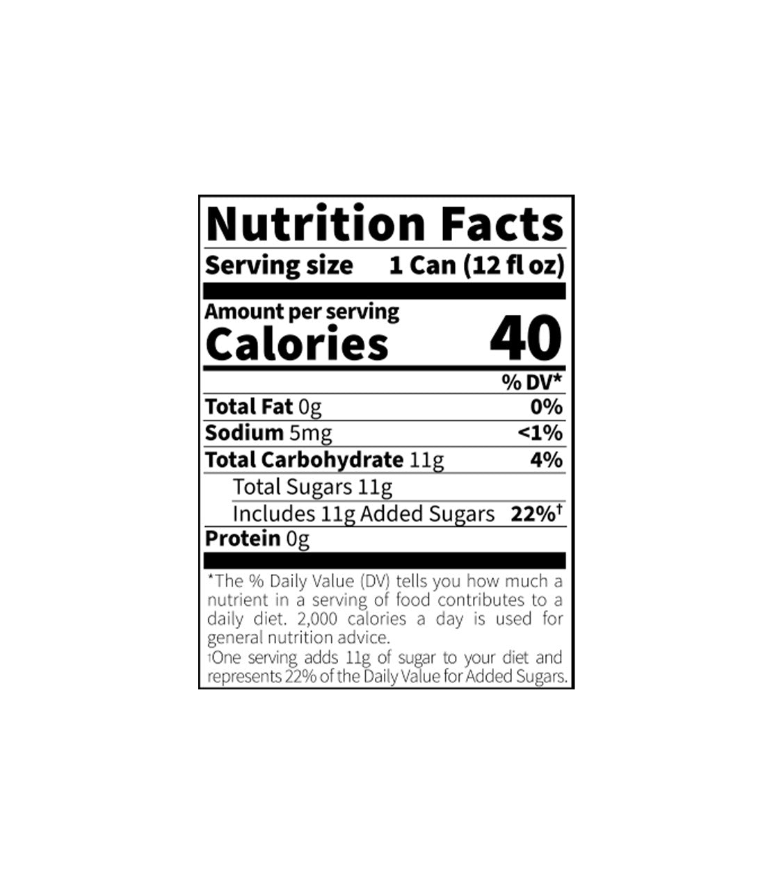Harney & Sons Fine Teas- Organic Peach Iced Tea- 12 fl oz Can- Nutrition Facts