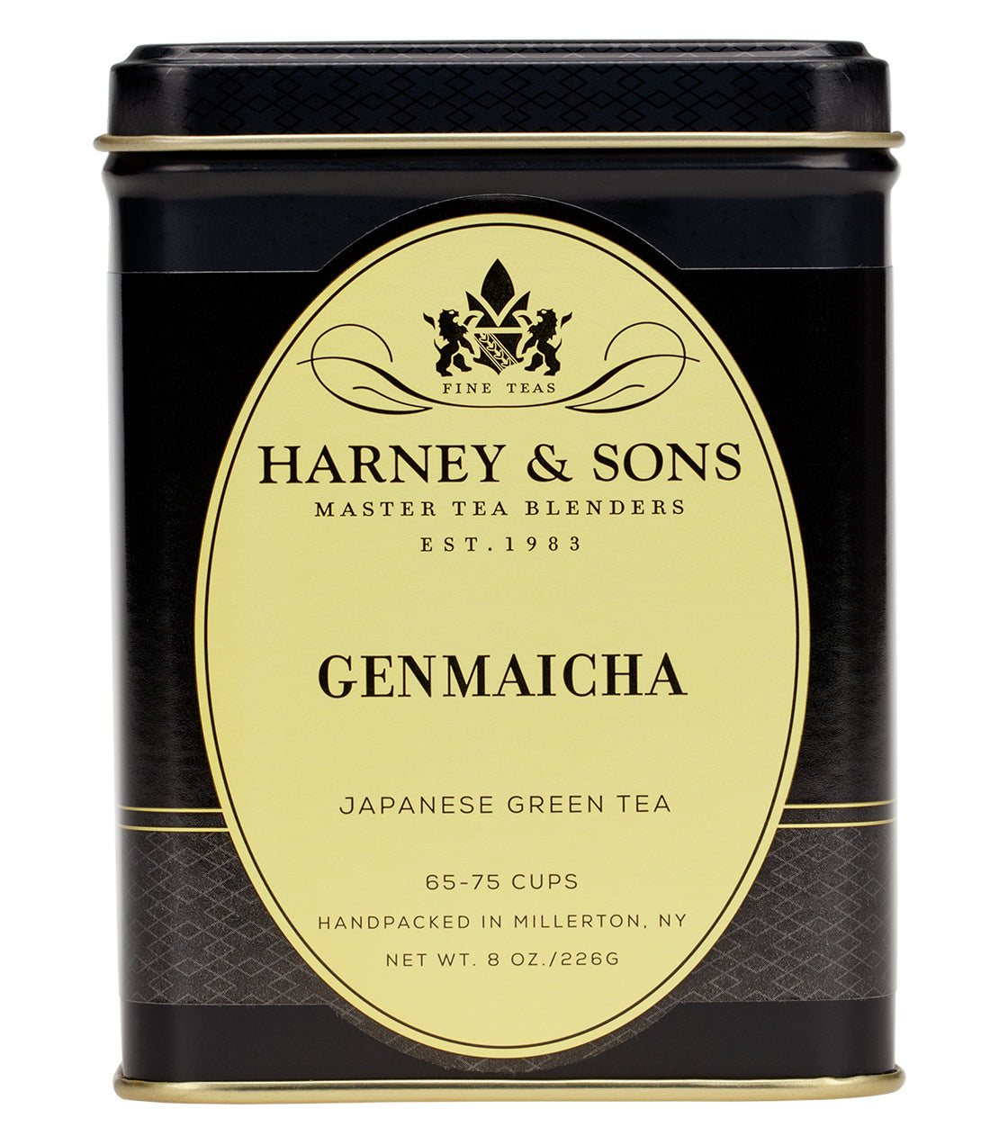 Harney & Sons Fine Teas- Genmaicha- Japanese Green Tea- 8 Ounce Tin of Loose Leaf Tea