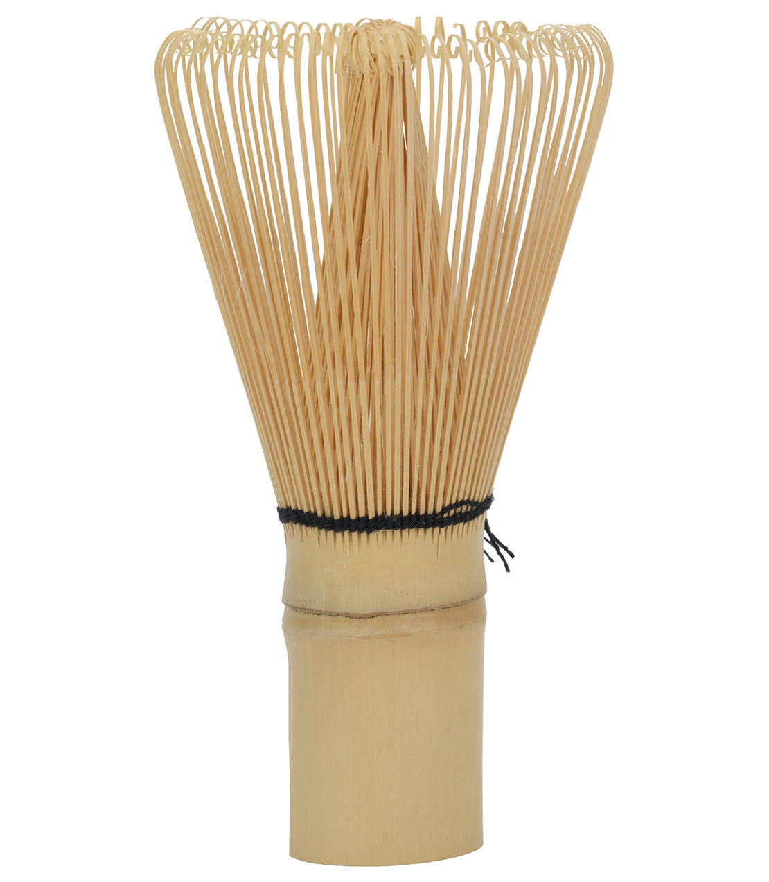 T-Whisk Bamboo with 80 prongs, ideal for whisking matcha and other beverages, showcasing a natural bamboo design.